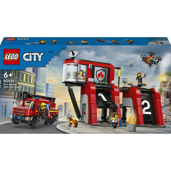 Lego City İtfaiye Kamyonlu İtfaiye Merkezi 6+ Yaş ürün görseli 1