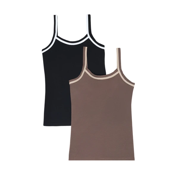 Yaase Kadın Şerit Askılı Atlet S - XL (4'li Paket) ürün görseli 1