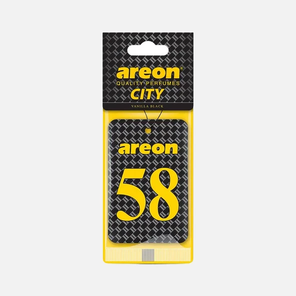 Areon City Vanılla Black 58 Oto Kokusu (7'li Paket) ürün görseli 1