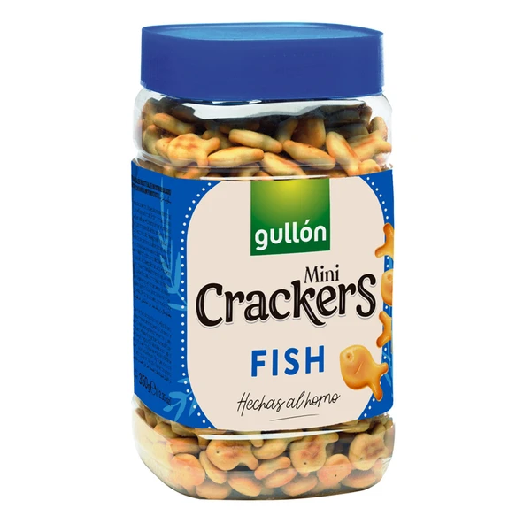 Gullon Mini Balık Kraker 350 G (4'li Paket) ürün görseli 1
