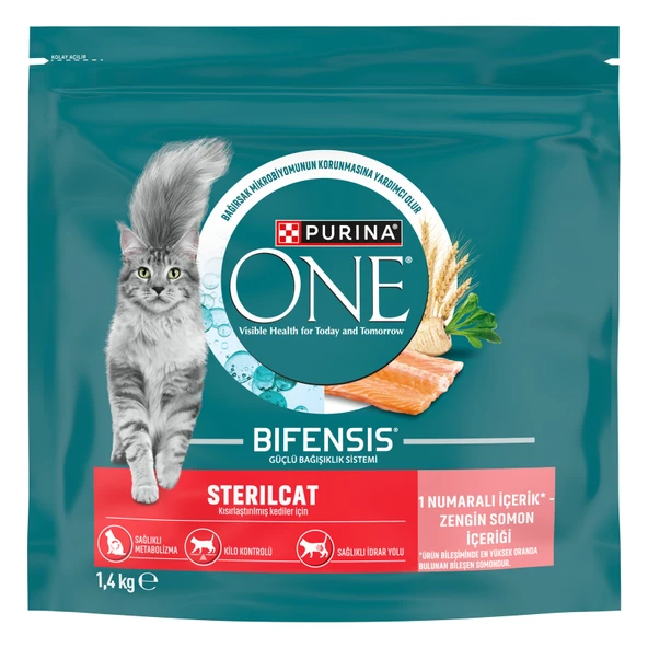 Purina One Sterilcat Somon Kısır Kedi Maması 1.4 Kg ürün görseli 1