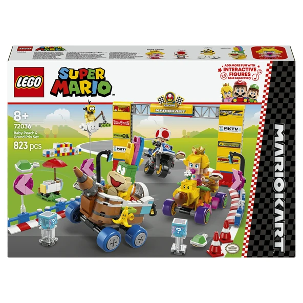 Lego 72036 Super Mario Kart Baby Peach ve Grand ürün görseli 1