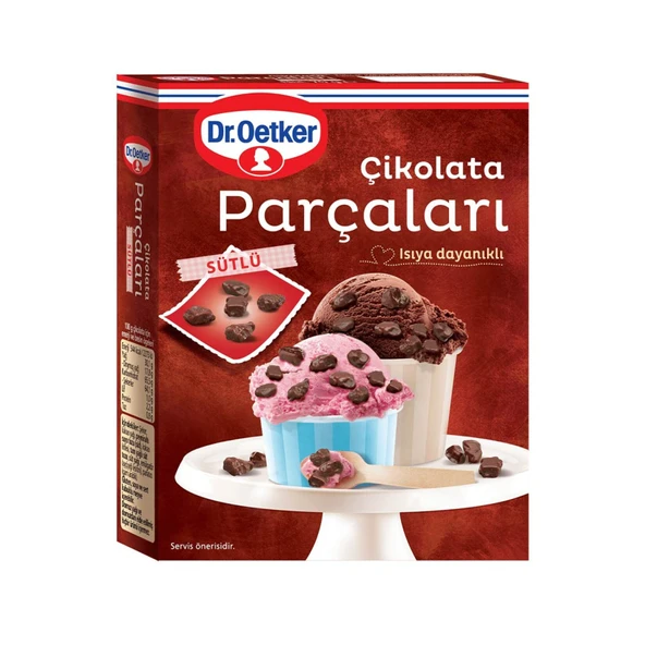 Dr.Oetker Sütlü Çikolata Parçaları 70 G (6'li Paket) ürün görseli 1