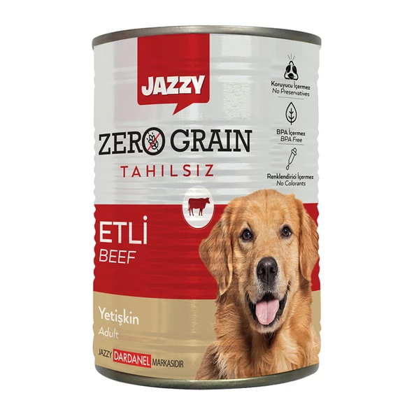 Jazzy Zero Grain Köpek Maması Etli 380 G (6'li Paket) ürün görseli 1