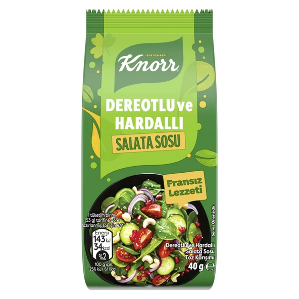 Knorr Dereotlu ve Hardallı Salata Sosu 40 G (8'li Paket) ürün görseli 1