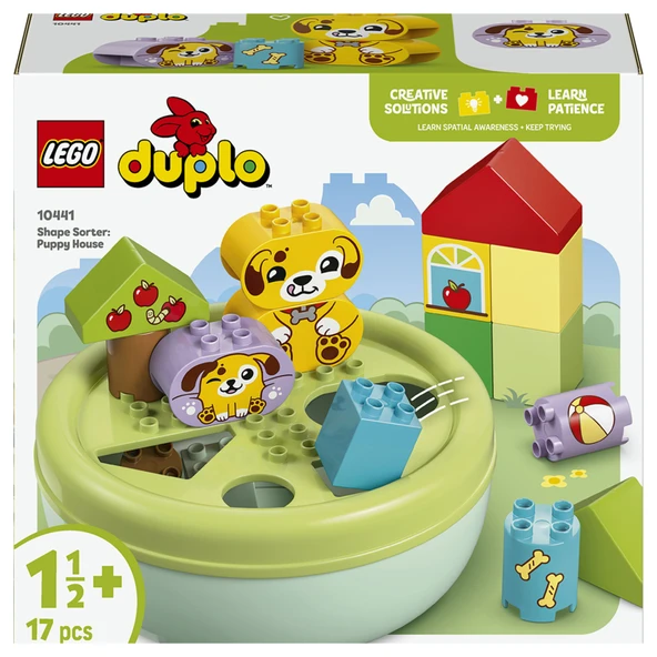 Lego Duplo Şekil Ayırıcı: Köpek Evi 1.5+ Yaş 17 Parça ürün görseli 1