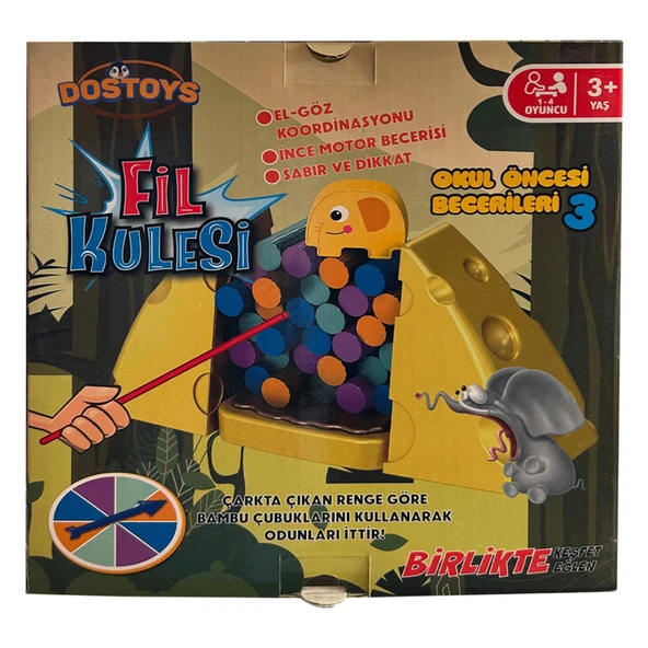 Dostoys Fil Kulesi İle Eğlencenin Tadına Var! (2'li Paket) ürün görseli 1