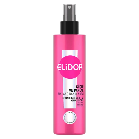 Elidor Sıvı Saç Bakım Kremi Güçlü ve Parlak 200 Ml (4'li Paket) ürün görseli 1