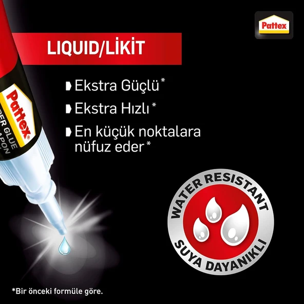 Pattex Mini Trio Süper Japon Yapıştırıcı 3 x 1 gr (8'li Paket) ürün görseli 1