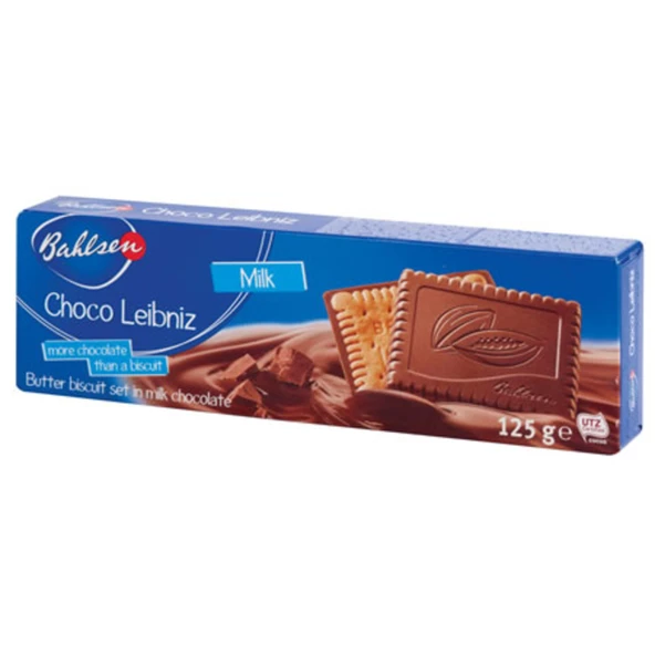 Bahlsen Choco Leibneiz Milk 125 G (6'li Paket) ürün görseli 1