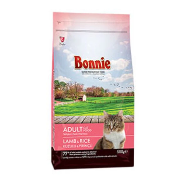 Bonnie Natural Premium Adult Kuru Kedi Maması 500 G (4'li Paket) ürün görseli 1