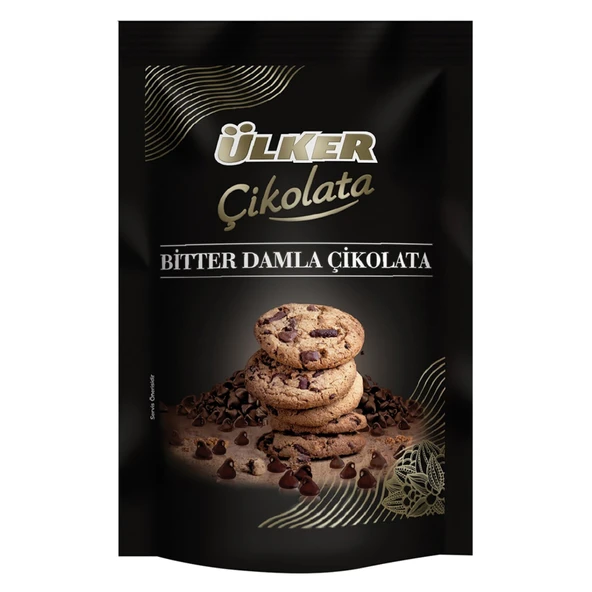 Ülker Bitter Damla Çikolata 120 G (5'li Paket) ürün görseli 1