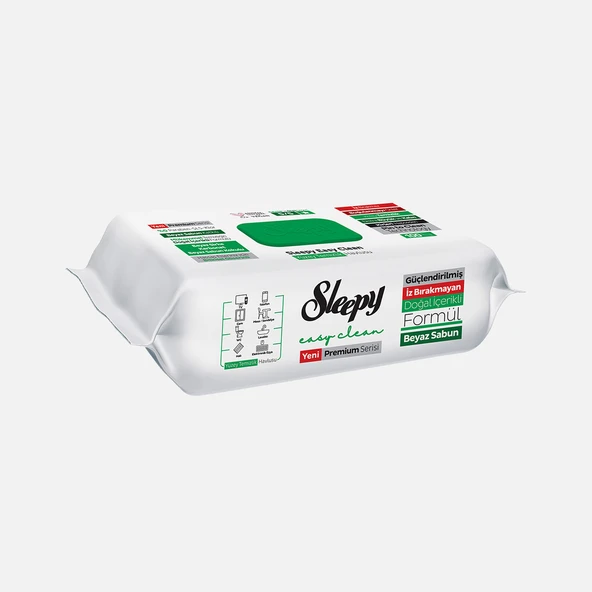 Sleepy Easy Clean Yüzey Temizlik Havlusu Beyaz Sabun (6'li Paket) ürün görseli 1