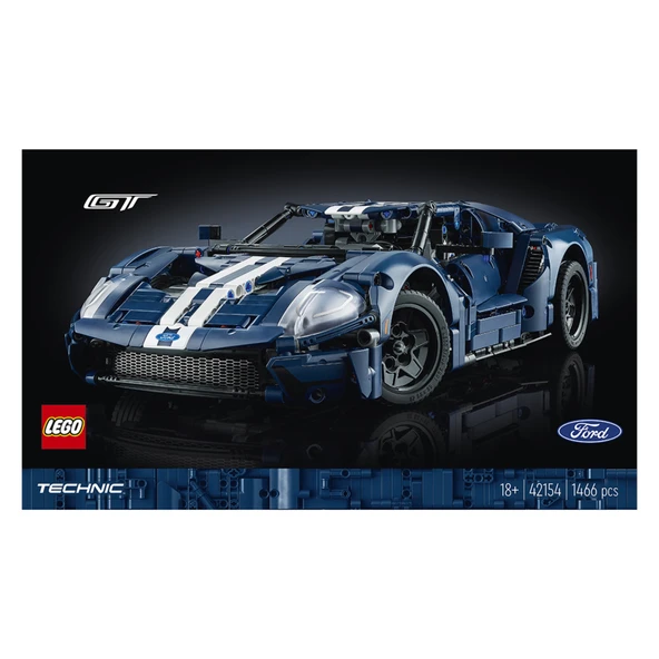 Lego Technic 42154 2022 Ford GT 18+ Yaş 1468 Parça ürün görseli 1