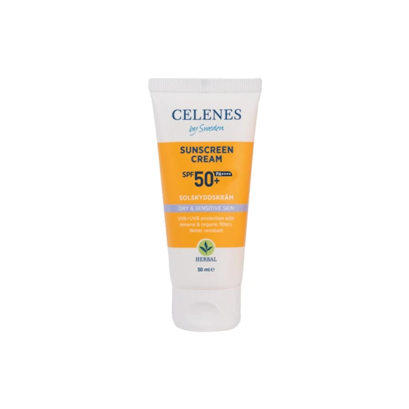 Celenes Herbal Güneş Kremi Kuru & Hassas Ciltler İçin SPF 50+ 50 ml ürün görseli 1