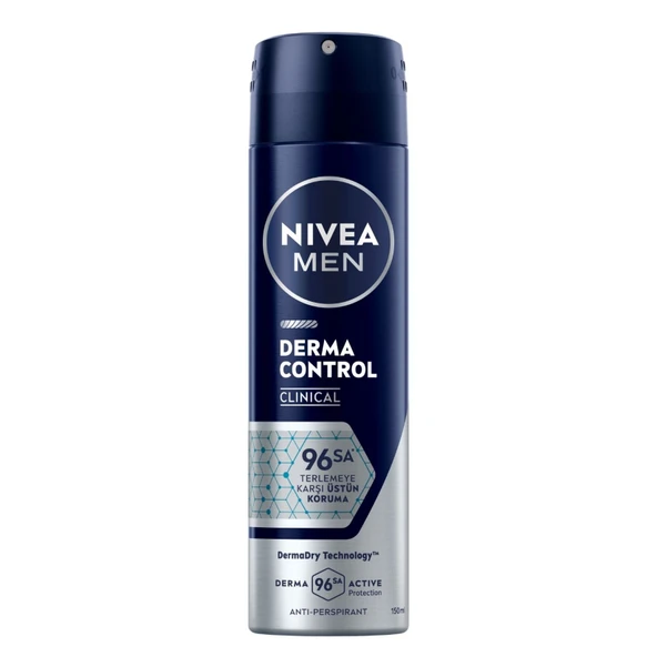 NIVEA MEN Erkek Derma Control Clinical Sprey Deodorant 150 Ml (6'li Paket) ürün görseli 1