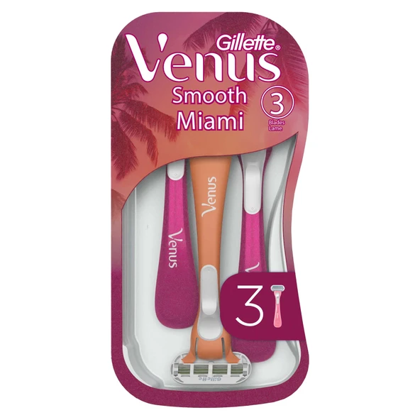 Gillette Venus Kullan At Miami 3'lü (5'li Paket) ürün görseli 1
