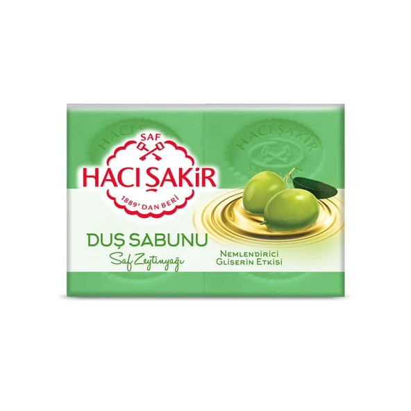 Hacı Şakir Gliserin Zeytinyağı Duş Sabunu 4X125 G (4'li Paket) ürün görseli 1