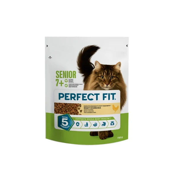 Perfect Fit Senior Tavuklu Kedi Maması 750 G (3'li Paket) ürün görseli 1
