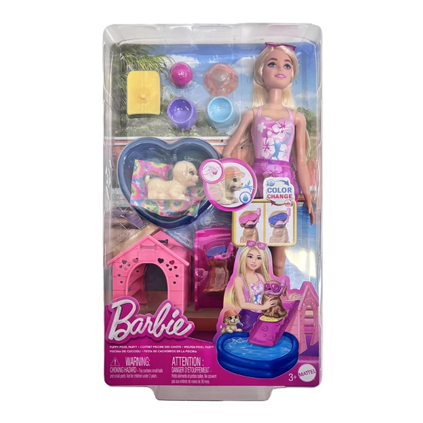 Barbie Köpekçikle Havuz Partisi ürün görseli 1