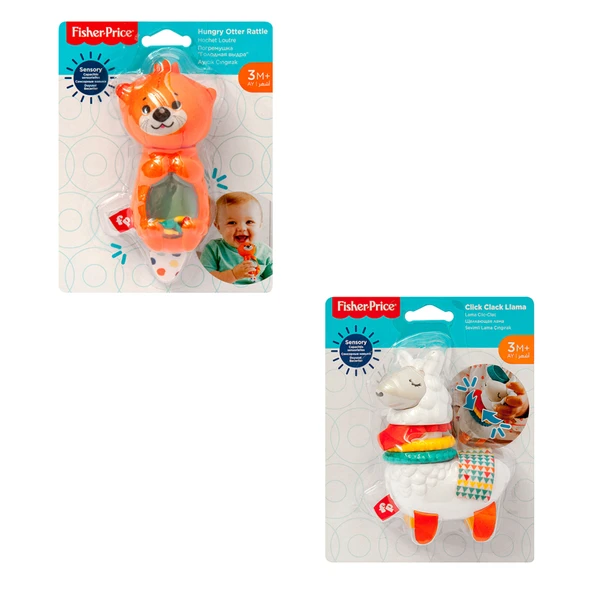 Fisher-Price Eğlenceli Arkadaşlar Çıngıraklar (3'li Paket) ürün görseli 1