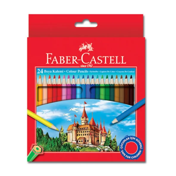 Faber Castell Redline Tam Boy Boya Kalemi 24'lü (2'li Paket) ürün görseli 1