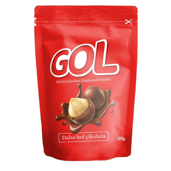 Gol Sütlü Çikolata Kaplı Fındık Draje 125 G (5'li Paket) ürün görseli 1