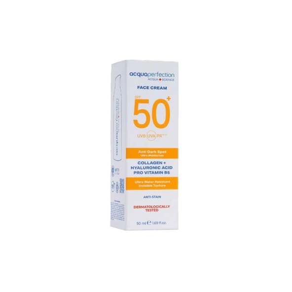 Acqua Perfection SPF 50 Güneş Koruyucu Yüz Kremi 50 Ml (3'li Paket) ürün görseli 1