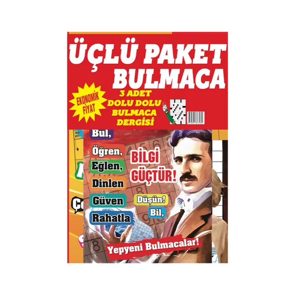 Üçlü Paket Bulmaca (6'li Paket) ürün görseli 1
