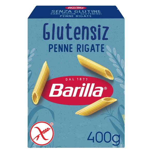 Barilla Glutensiz Penne Rigate (Kalem) Makarna 400 G (5'li Paket) ürün görseli 1