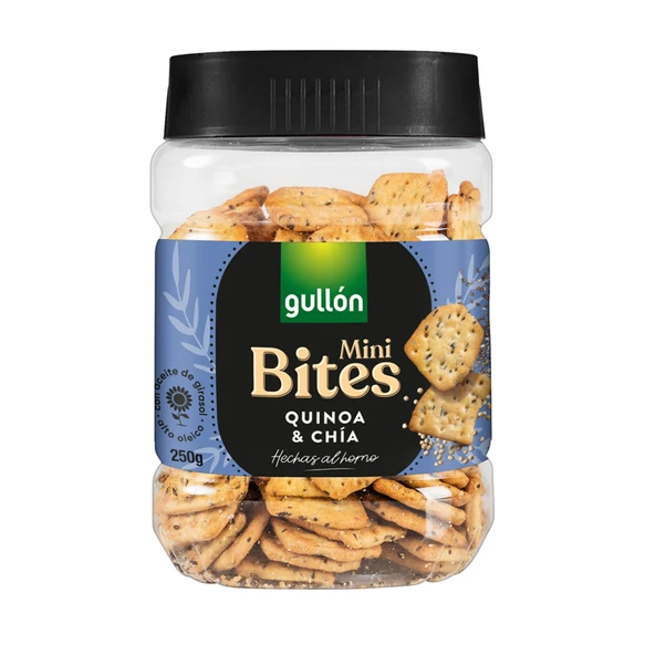 Gullon Kinoa Ve Chia Tohumlu Mini Kraker 250 G (6'li Paket) ürün görseli 1