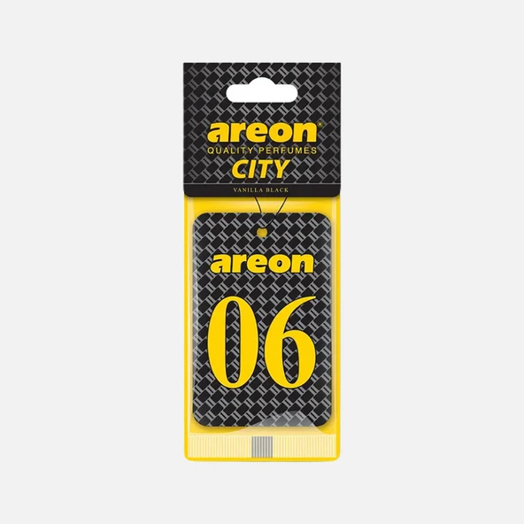 Areon City Vanilla Black 06 Oto Kokusu (6'li Paket) ürün görseli 1