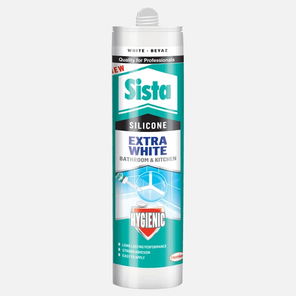 Sista Extra White Silikon Beyaz 280 ml (4'li Paket) ürün görseli 1