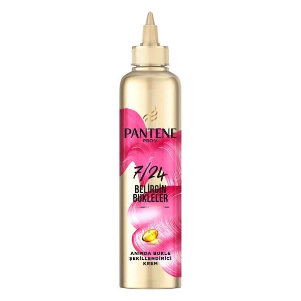 Pantene 7/24 Saç Bakım Kremi Anında Bukle Şekillendirici 300 ml (6'li Paket) ürün görseli 1