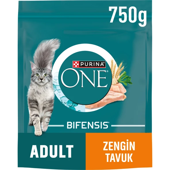 Purina One Tavuklu Yetişkin Kuru Kedi Mama 750 G (4'li Paket) ürün görseli 1