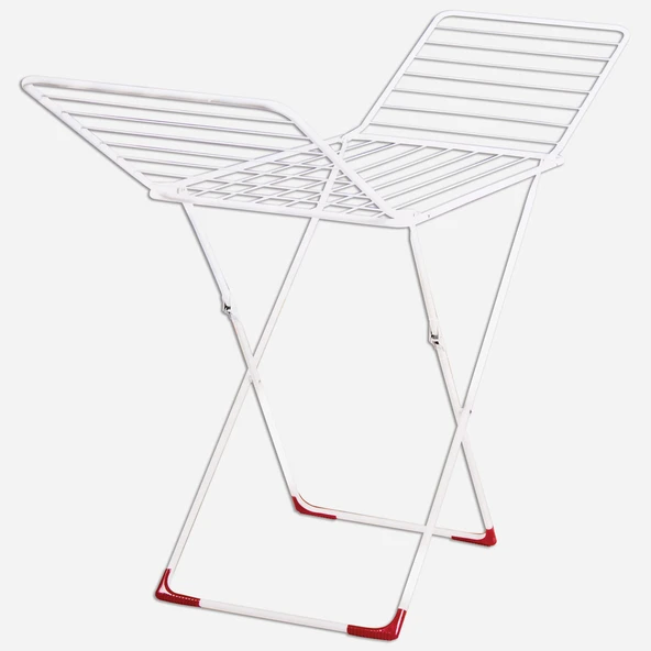 Evin Bella Kanatlı 118x125 cm Katlanabilir Çelik Çamaşır Kurutmalık Gri ürün görseli 1