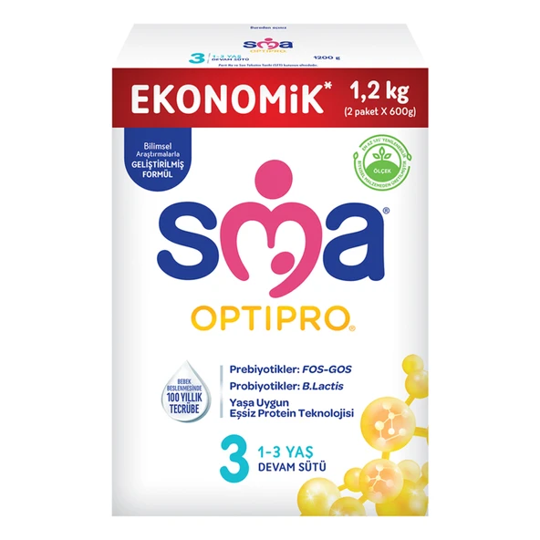 Sma Optipro Probiyotik 3 Devam Sütü 1200 G ürün görseli 1