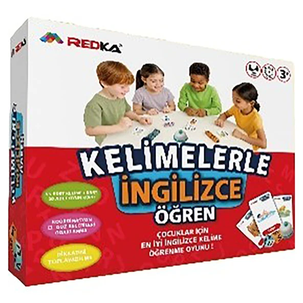 Redka Kelimelerle İngilizce Öğren Oyunu (3'li Paket) ürün görseli 1