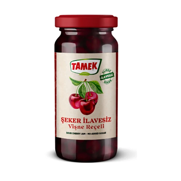 Tamek Stevialı Şeker İlavesiz Vişne Reçeli 290 G (5'li Paket) ürün görseli 1