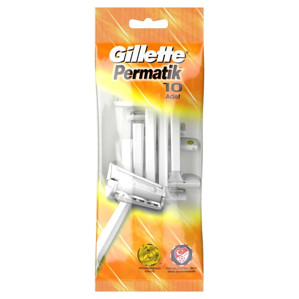 Gillette Permatik Kullan At Tıraş Bıçağı 10'lu (4'li Paket) ürün görseli 1