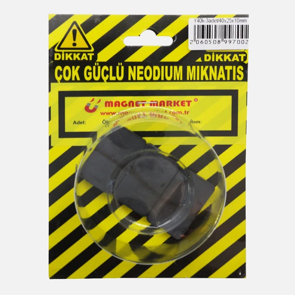 Magnet Oxit Mıknatıs (3'li Paket) ürün görseli 1