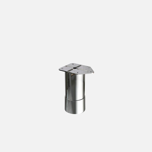 Tempo R51 Toprak Baza 10 cm Krom (4'li Paket) ürün görseli 1