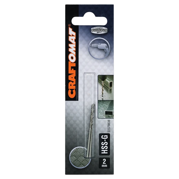 Craftomat HSS-G Metal Matkap Ucu 2 mm (8'li Paket) ürün görseli 1