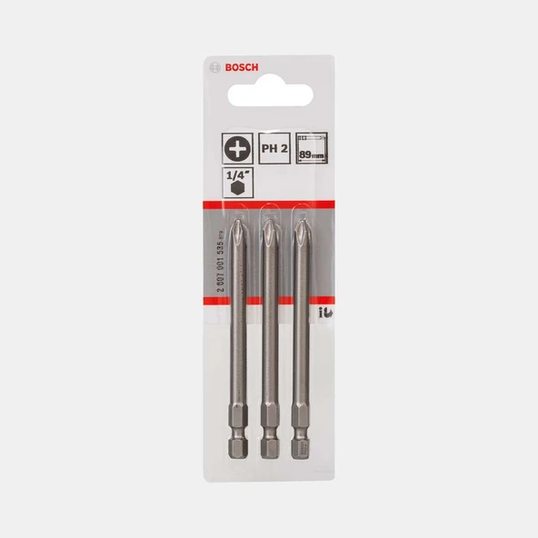 Bosch Extra Hard PH2  89 mm 3'lü (4'li Paket) ürün görseli 1