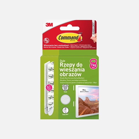 Command Büyük Boy Cırt Bant (4'li Paket) ürün görseli 1