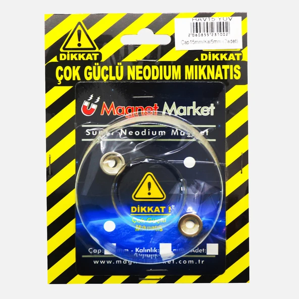 Magnet Mıknatıs Havşalı (4'li Paket) ürün görseli 1