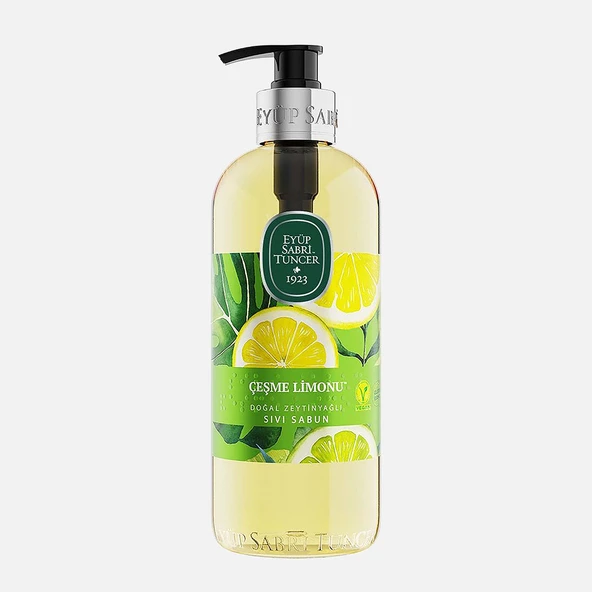 Eyüp Sabri Tuncer Çeşme Limonu Zeytinyağlı Sıvı Sabun 500ml (5'li Paket) ürün görseli 1