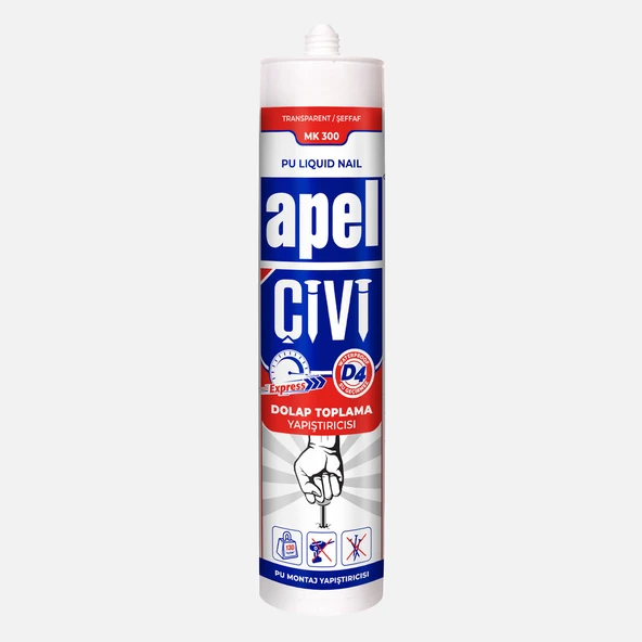 Apel 390 g Poliüretan Sıvı Çivi MK300 Apel (3'li Paket) ürün görseli 1
