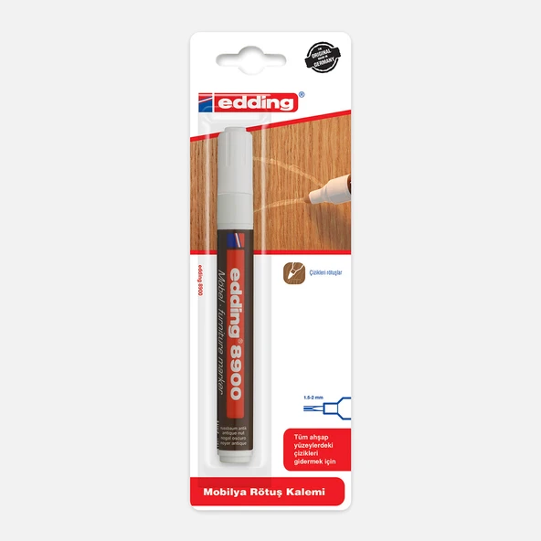 Edding Mobilya Rötuş Kalemi Venge Edding 8900 Tekli Blister (4'li Paket) ürün görseli 1