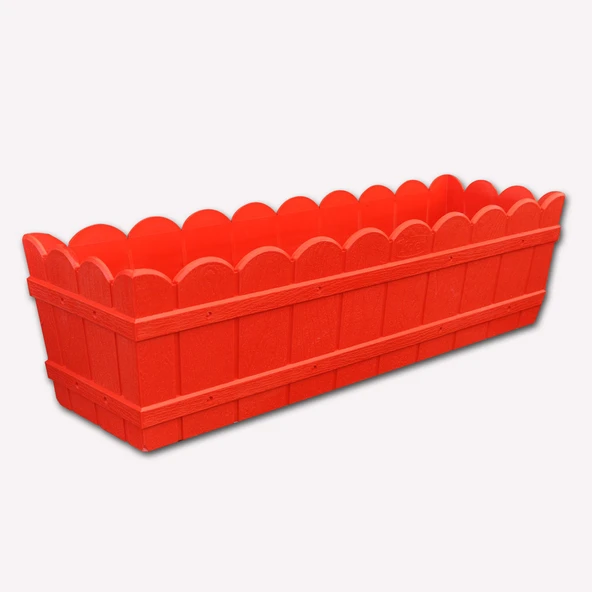 Lider Dikdörtgen Balkon Saksısı 55 cm (3'li Paket) ürün görseli 1